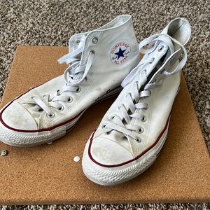 White High top Converse